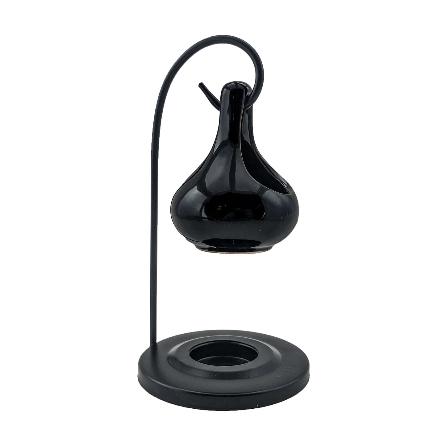 Black Tear Drop Oil Warmer