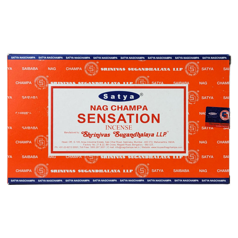Satya Sensation Scent Incense Sticks, 15g Pack