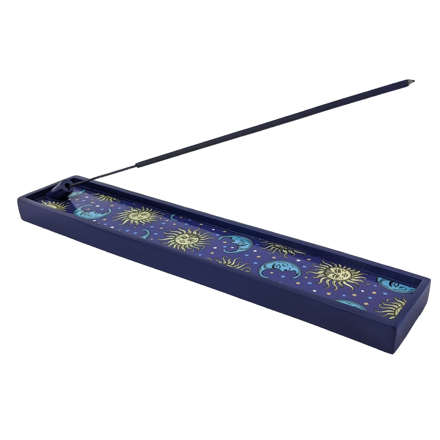 Poly Stone Incense Burner Suns & Moons 1