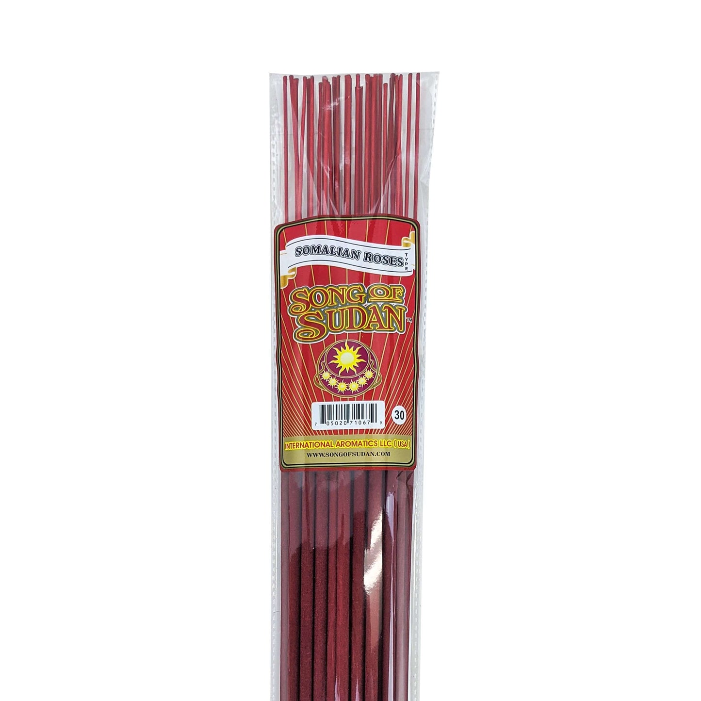 Somalian Roses Type Scent, Song Of Sudan 19" Jumbo Incense