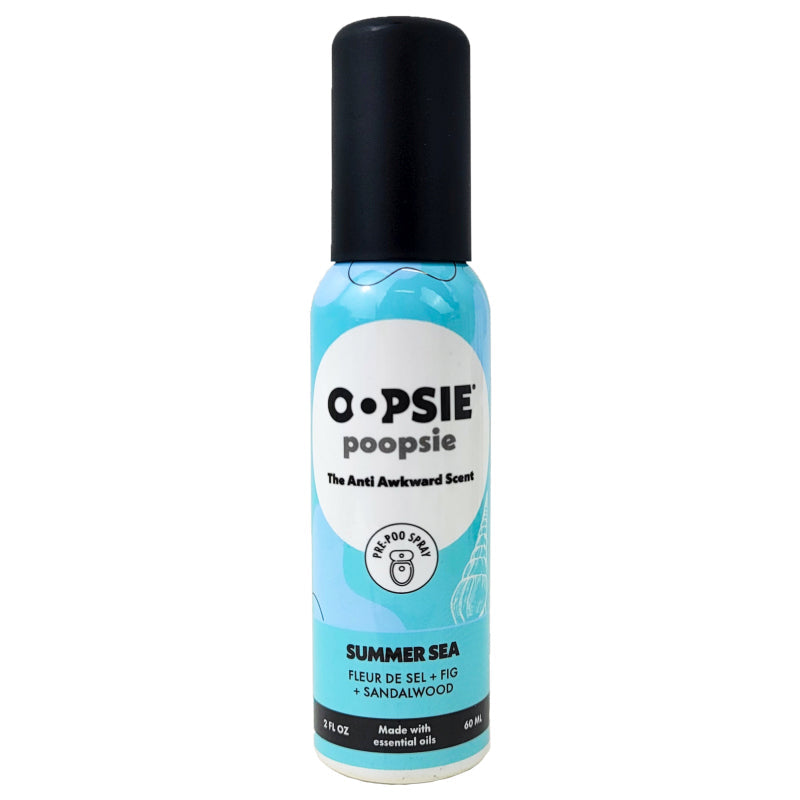 Summer Sea Scent 2oz/60ml Aromar Oopsie Poopsie Toilet Bowl Freshener Spray