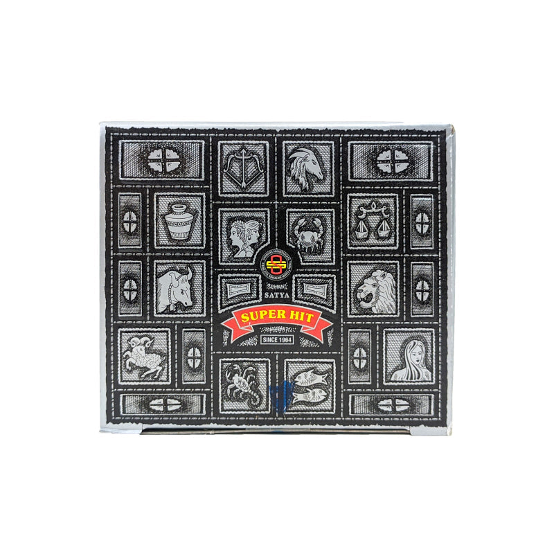 Satya Nag Champa Incense Cones, Box of 12 Cones, Super Hit Scent