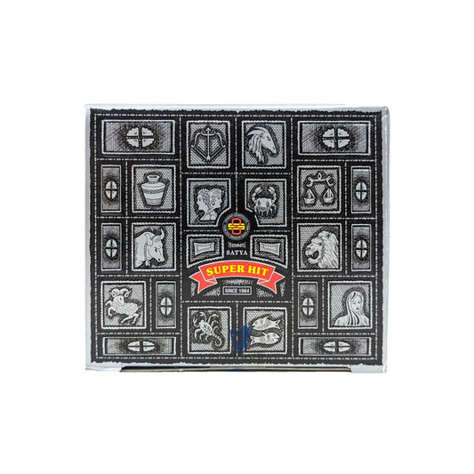 Satya Nag Champa Incense Cones, Box of 12 Cones, Super Hit Scent