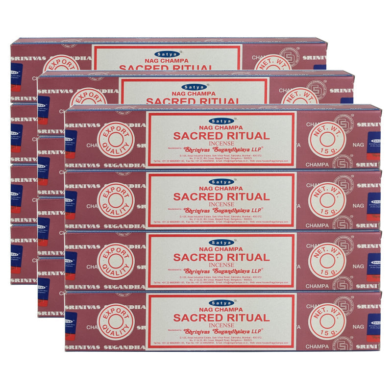 Satya Nag Champa Sacred Ritual Incense Sticks, 15g Pack