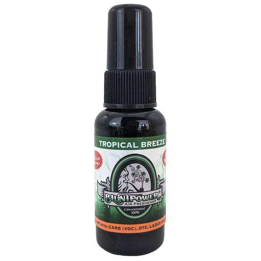Blunt Power Spray 1.5 OZ Tropical Breeze Green Scent