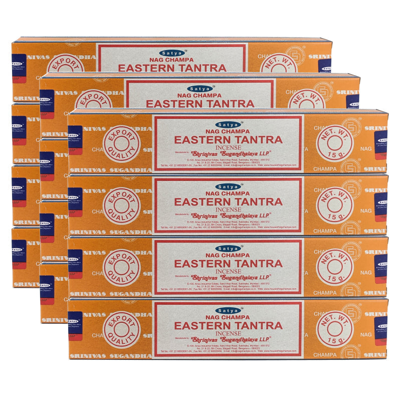 Satya Nag Champa Eastern Tantra Incense Sticks, 15g Pack