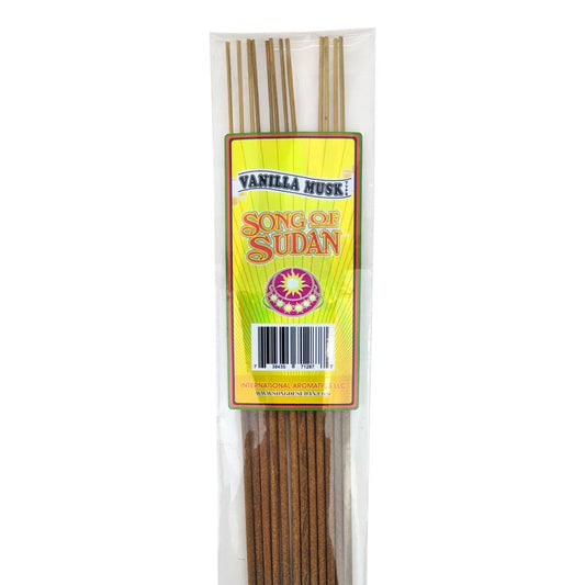 Vanilla Musk TYPE Scent Song Of Sudan 11" Incense Sticks