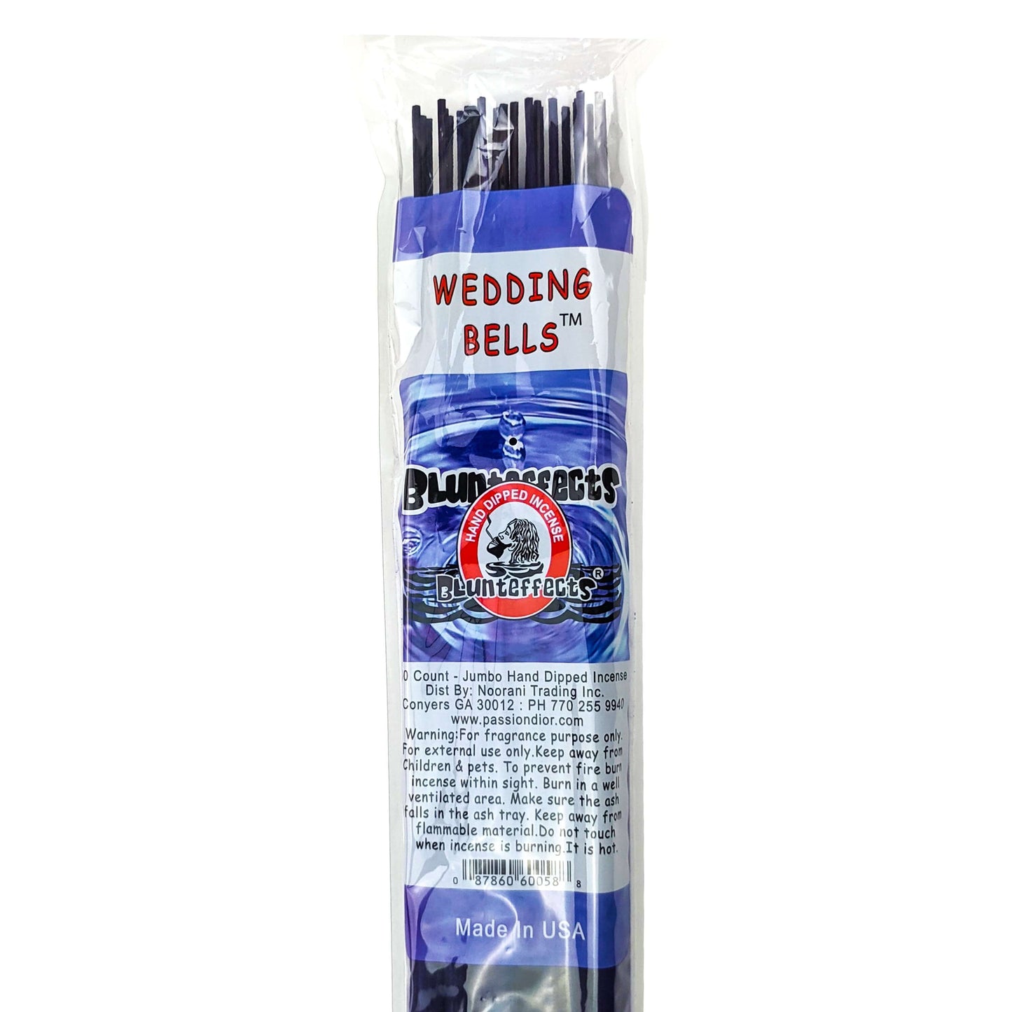 Wedding Bells Scent, 19" BluntEffects Jumbo Incense