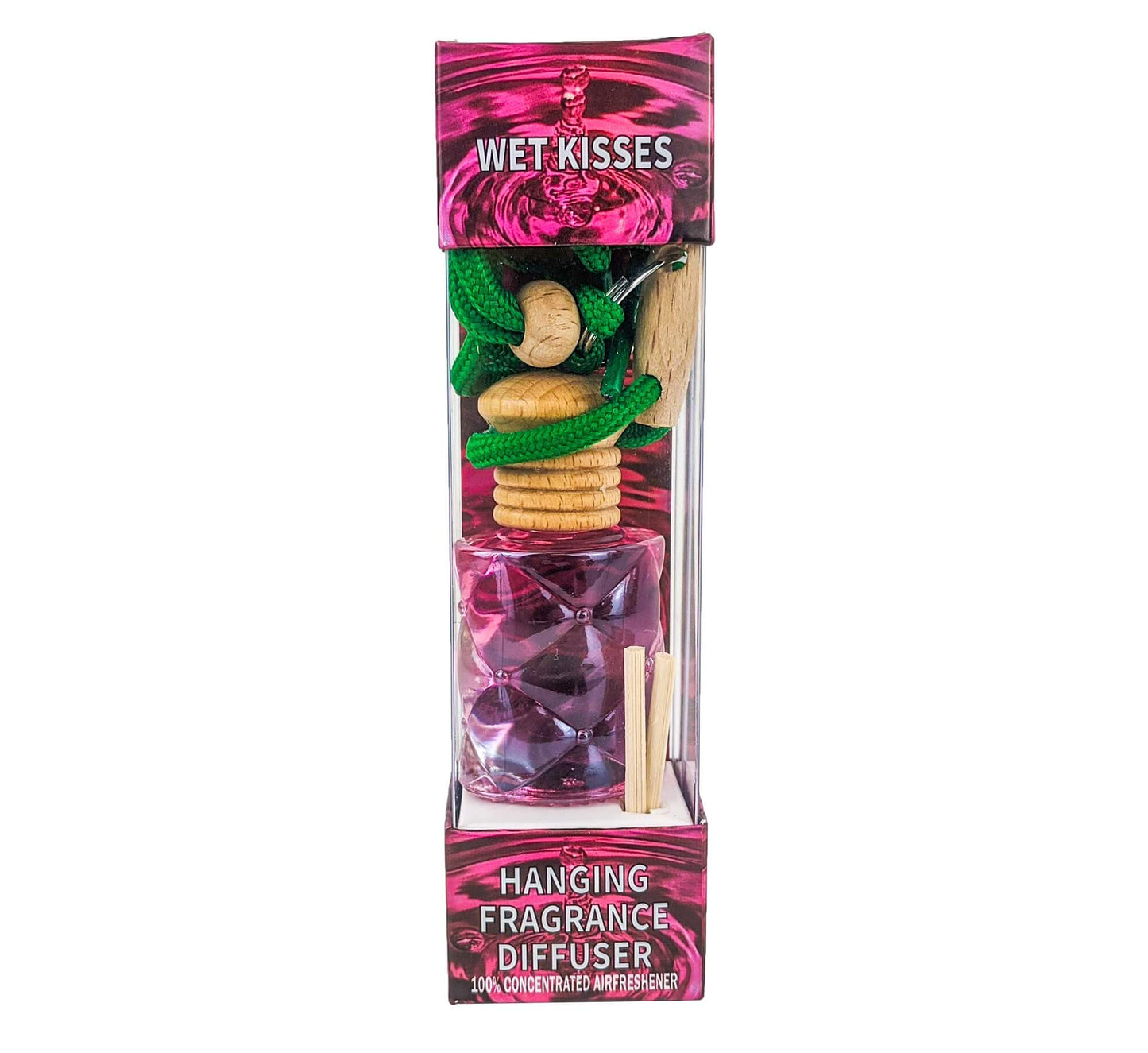 Wet Kisses Scent Blunteffects Hanging Glass Oil Diffuser, 13ml
