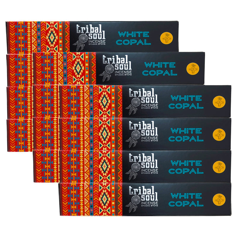 White Copal 15g 8" Incense Pack, by Tribal Soul