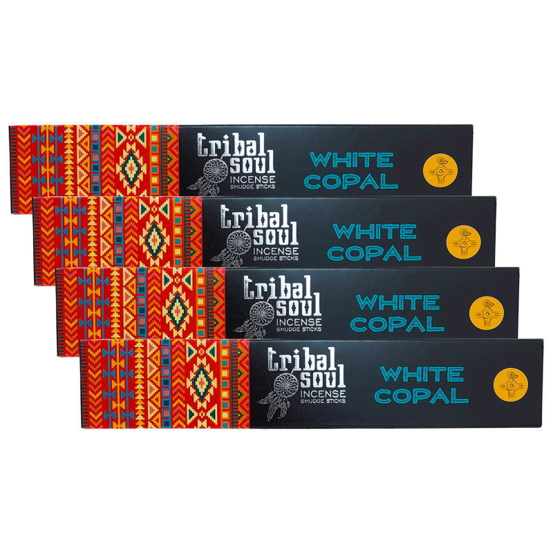 White Copal 15g 8" Incense Pack, by Tribal Soul