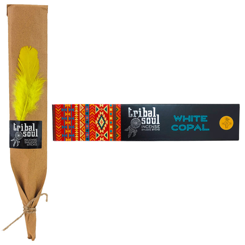 White Copal 15g 8" Incense Pack, by Tribal Soul