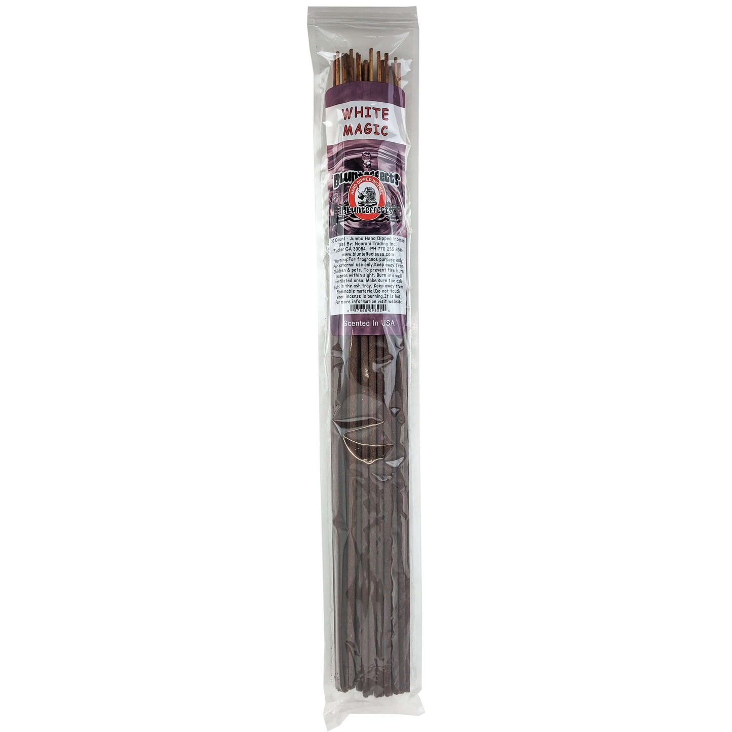White Magic Scent, 19" BluntEffects Jumbo Incense