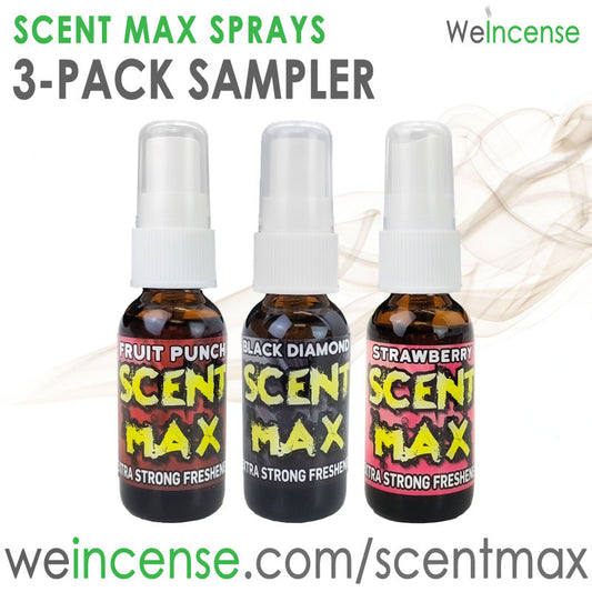 NOW AVAILABLE: 3-Pack Sampler Scent Max Sprays
