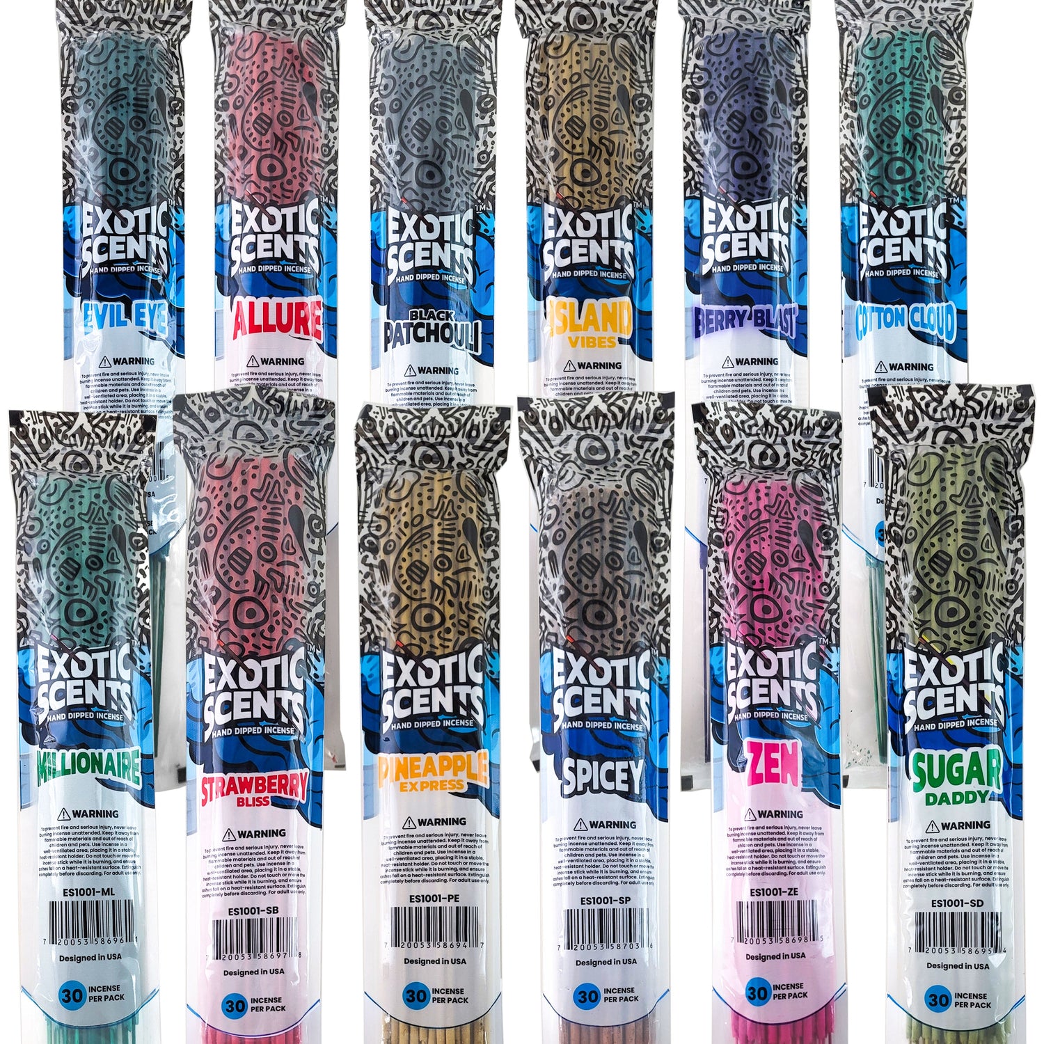 Exotic Scents 19" Jumbo Incense