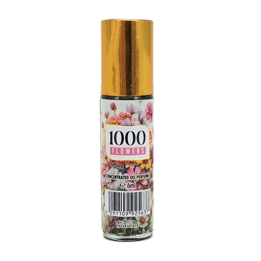6ml Roll-On Body Oil Perfume, 1000 Flowers Scent by Nabeel