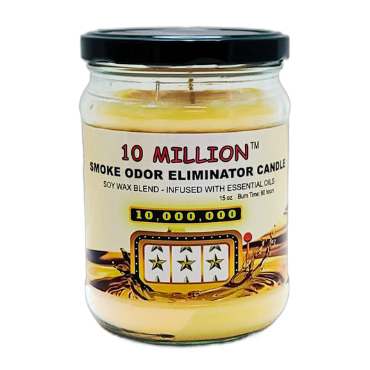 10 Million 5" Blunteffects Odor Eliminating Glass Jar Candle