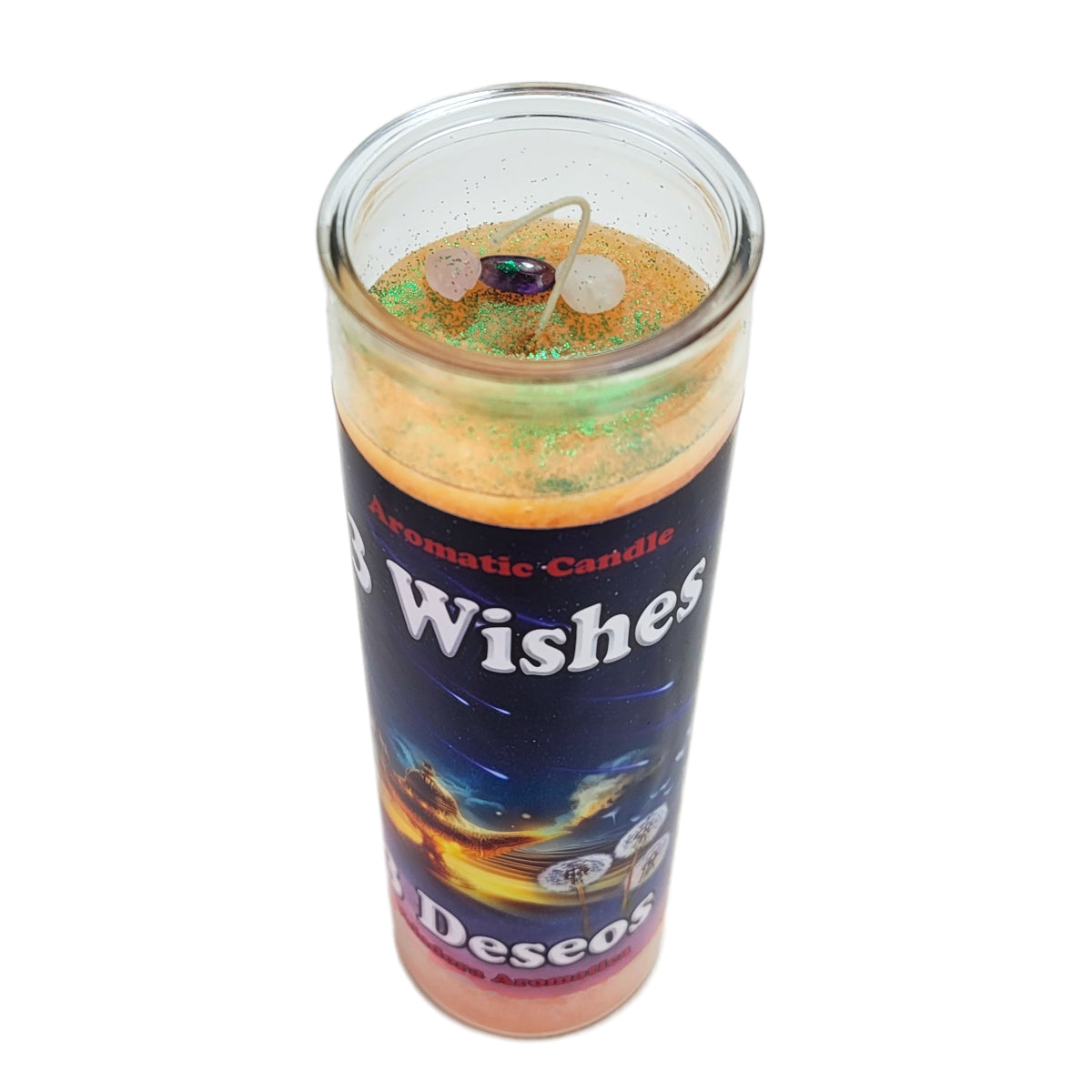 Prepared 7 Day Candle, 3 Wishes, by Mama Mojo