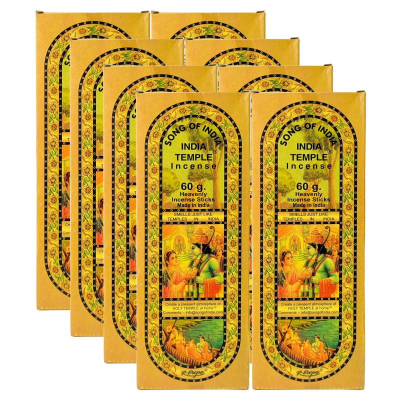 Song of India India Temple Incense Sticks, 60g Pack