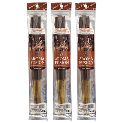 Aroma Fusion 11" Incense Sticks - 7 African Musk Scent