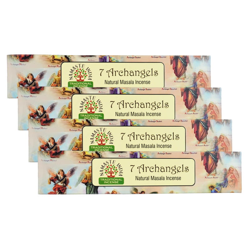 7 Archangels 15g 8" Incense Pack, by Namaste India