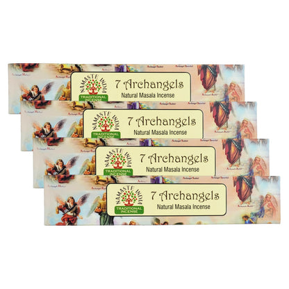 7 Archangels 15g 8" Incense Pack, by Namaste India