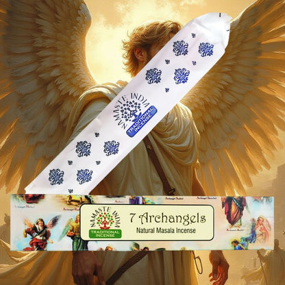 7 Archangels 15g 8" Incense Pack, by Namaste India