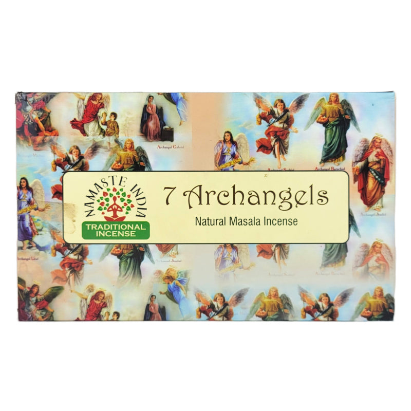 7 Archangels 15g 8" Incense Pack, by Namaste India