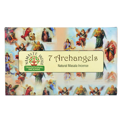 7 Archangels 15g 8" Incense Pack, by Namaste India