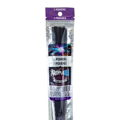 AromaBlu Hand Dipped 11" Incense Sticks, 7 Powers Scent