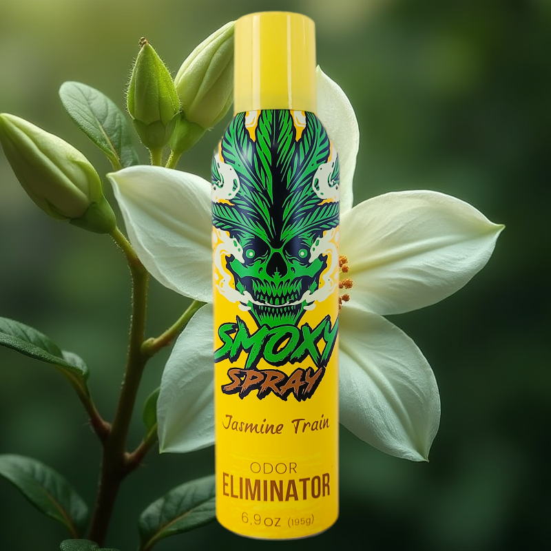 Jasmine Train Scent, Smoxy 6.9oz Aerosol Odor Eliminator Sprays