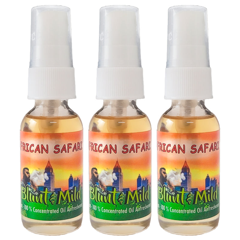 African Safari Blunt & Mild 1oz Air Freshener Spray