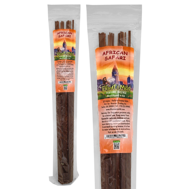 19" Blunt & Mild Jumbo Incense, African Safari