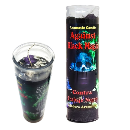 Prepared 7 Day Candle, Against Black Magic, by Mama Mojo