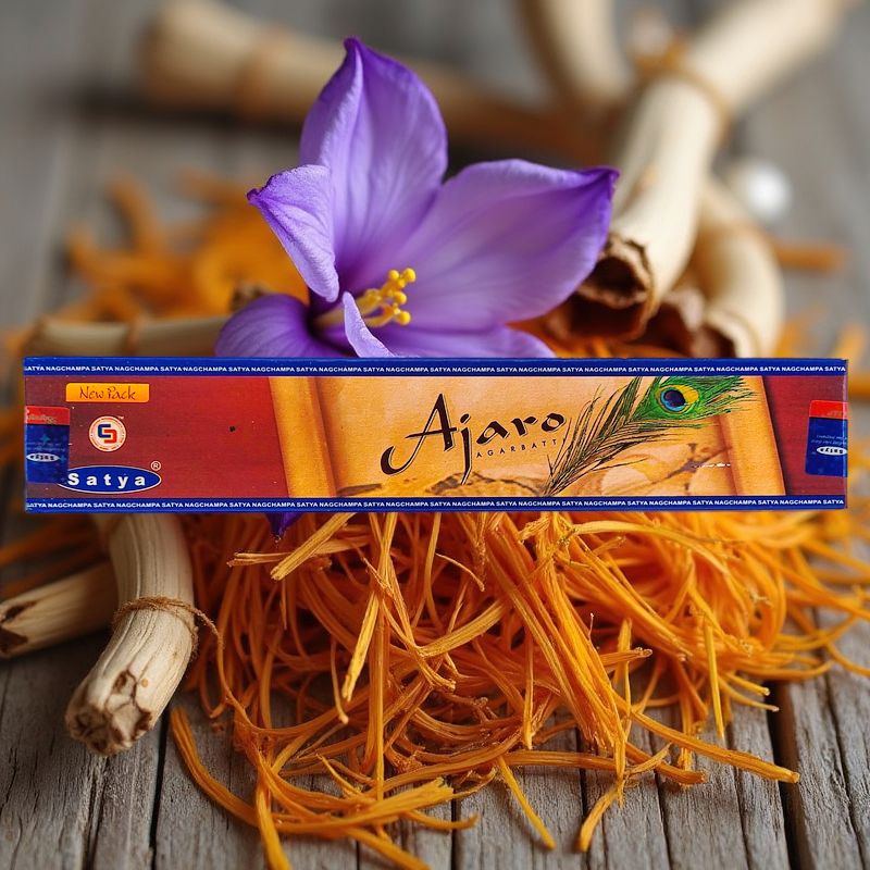 Satya Ajaro Scent Incense Sticks, 15g Pack