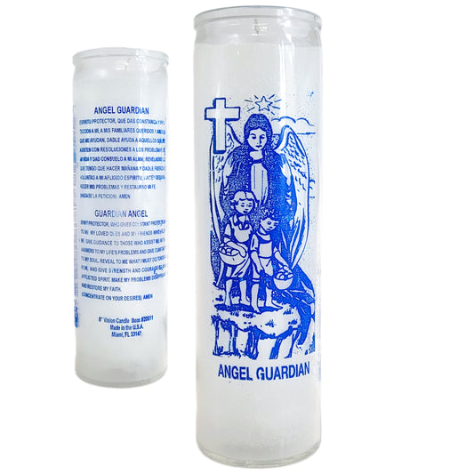 7 Day Candle, Guardian Angel (White)
