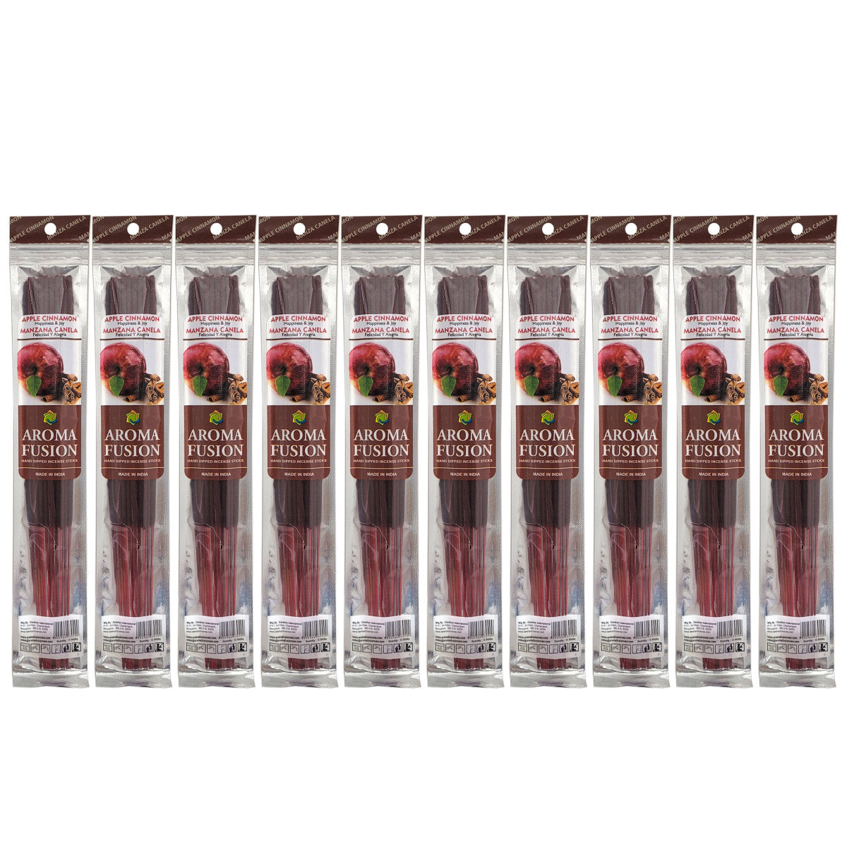 Aroma Fusion 11" Incense Sticks - Apple Cinnamon Scent
