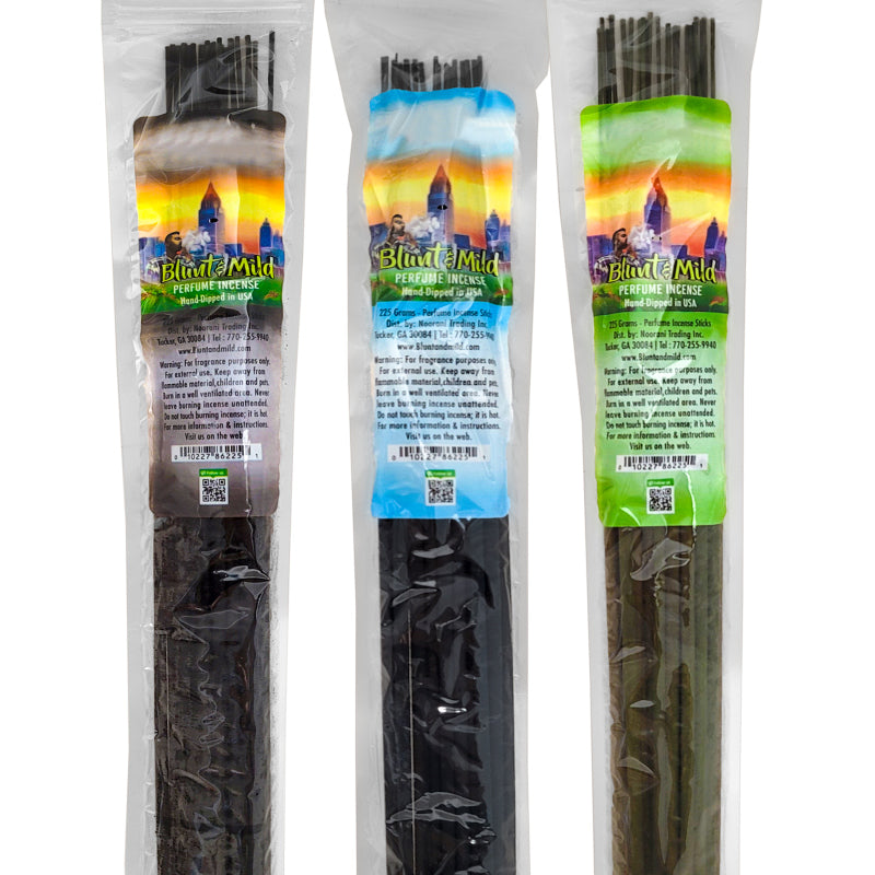 19" Blunt & Mild Jumbo Incense, ASSORTED