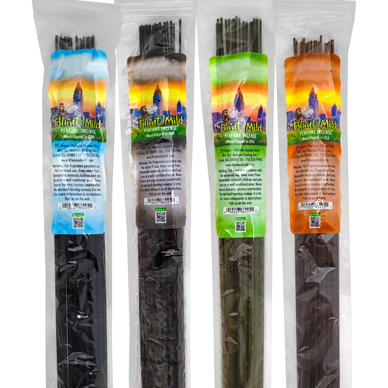 4-Pack ASSORTED 19" Blunt & Mild Jumbo Incense