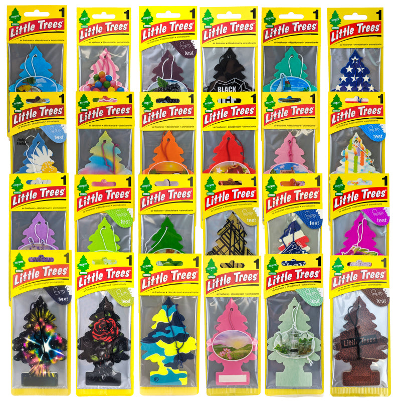 Assorted 24-PACK Little Trees Hanging Air Fresheners