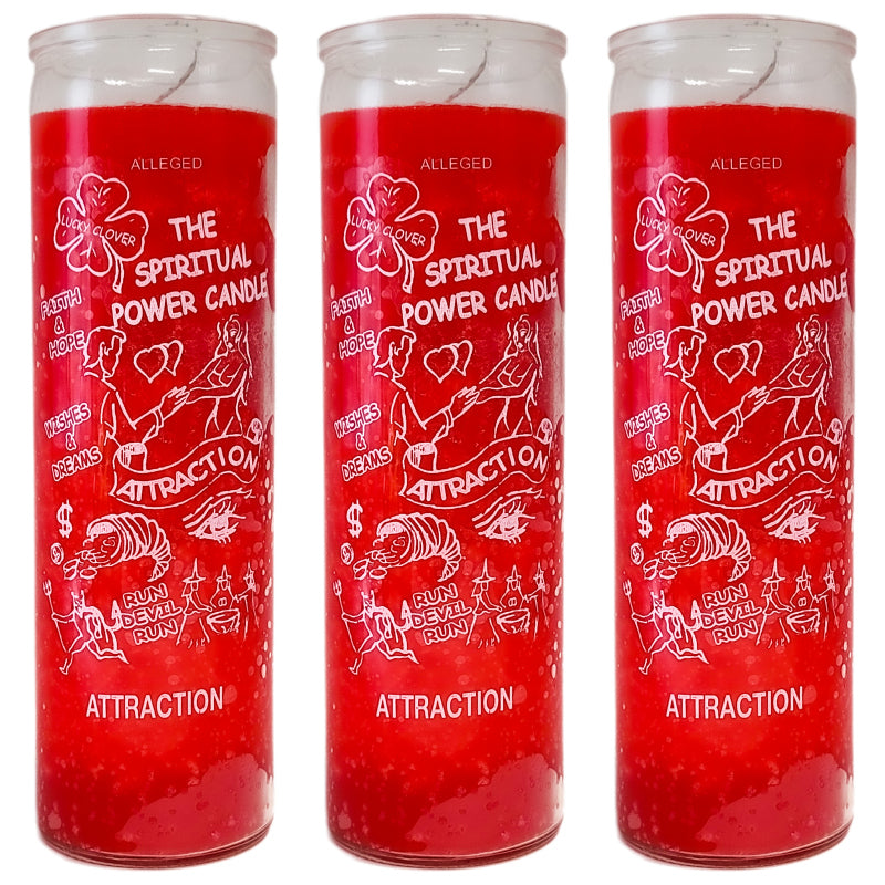 7 Day Candle, Attraction (Red)