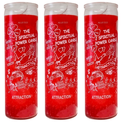 7 Day Candle, Attraction (Red)