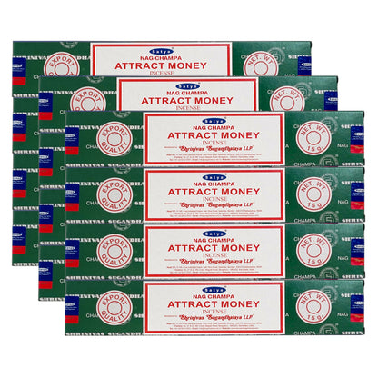 Satya Attract Money Scent Incense Sticks, 15g Pack