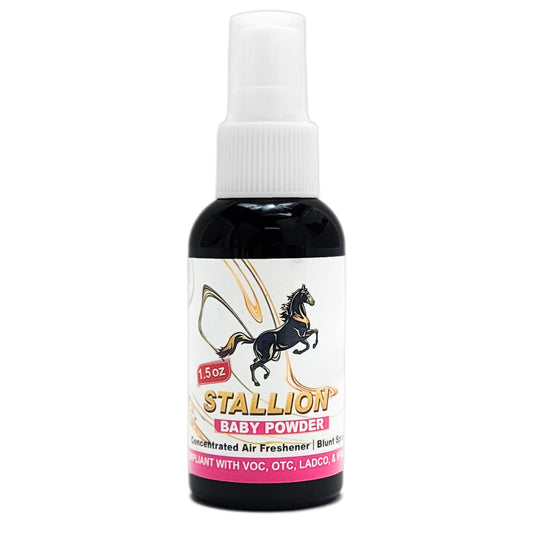 Stallion Air Freshener Spray 1.5 OZ Baby Powder