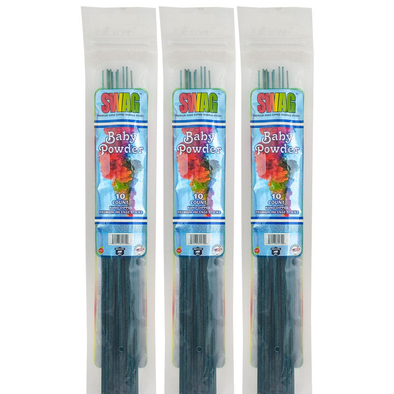Baby Powder 11" SWAG Incense ~10ct Packs