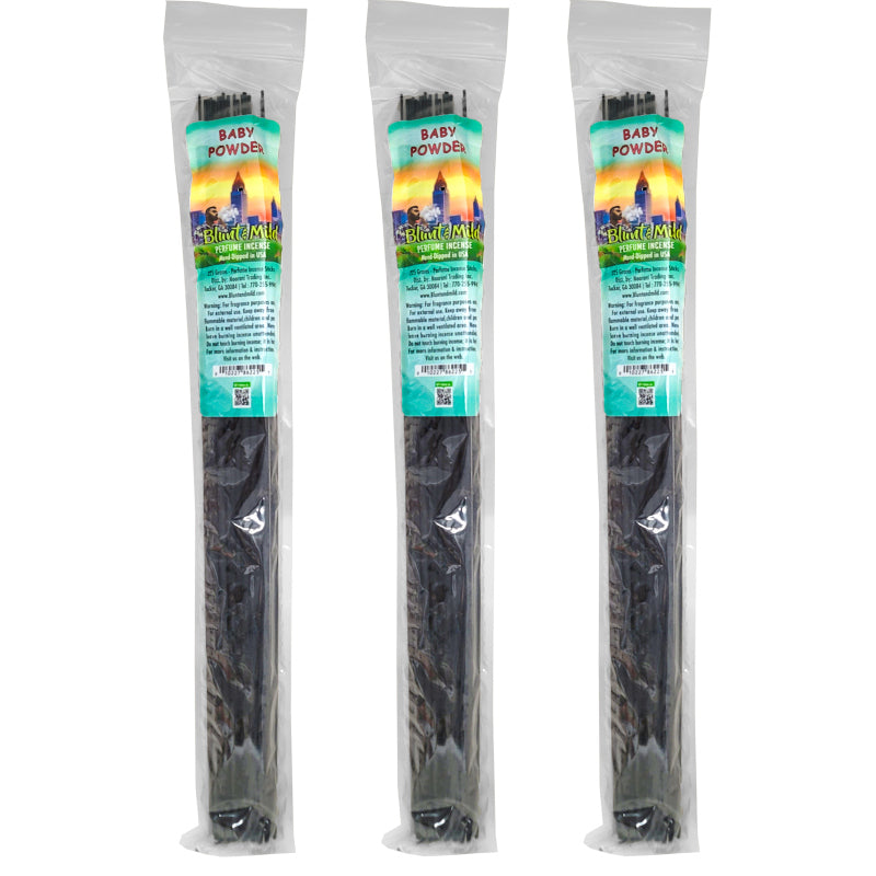 19" Blunt & Mild Jumbo Incense, Baby Powder