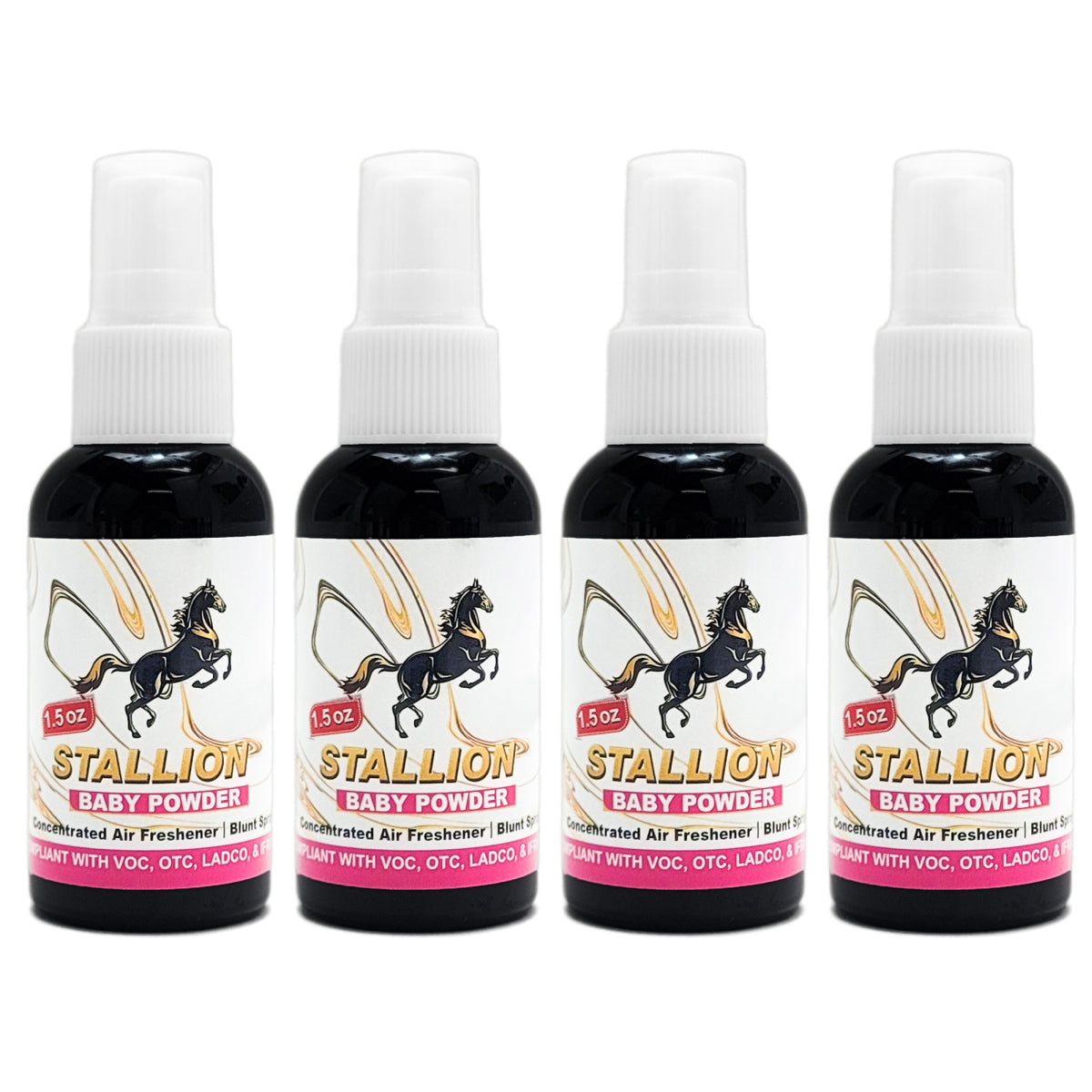 Stallion Air Freshener Spray 1.5 OZ Baby Powder