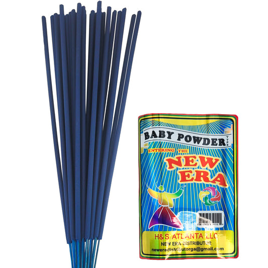 Baby Powder Scent, New Era 19" Jumbo Incense