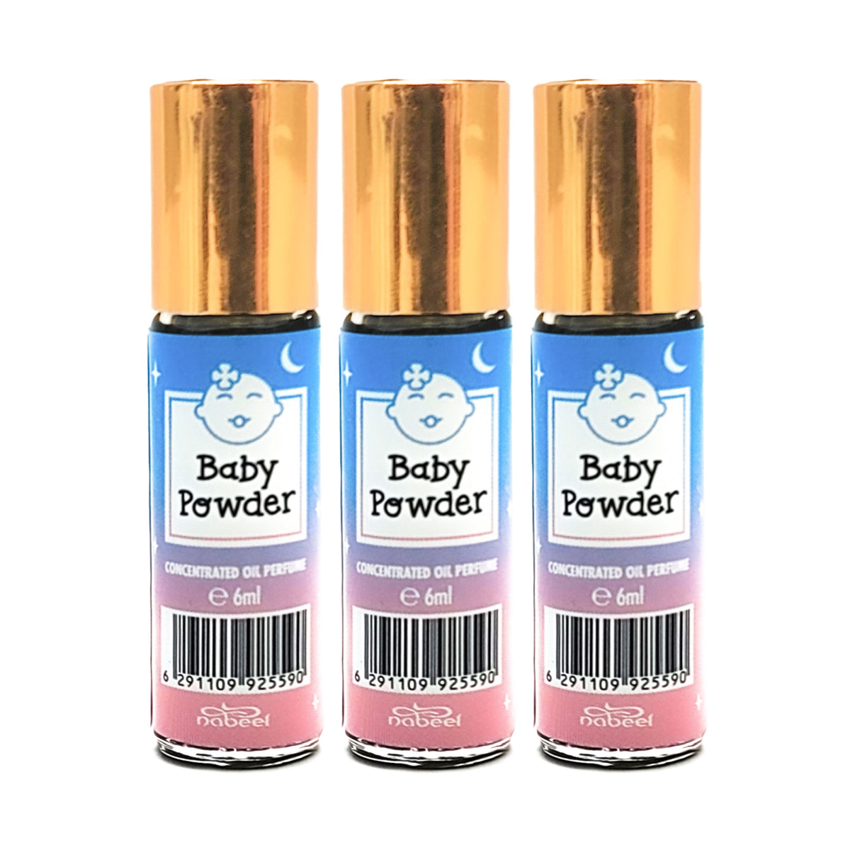 6ml Roll-On Body Oil Perfume, Baby Powder Scent by Nabeel