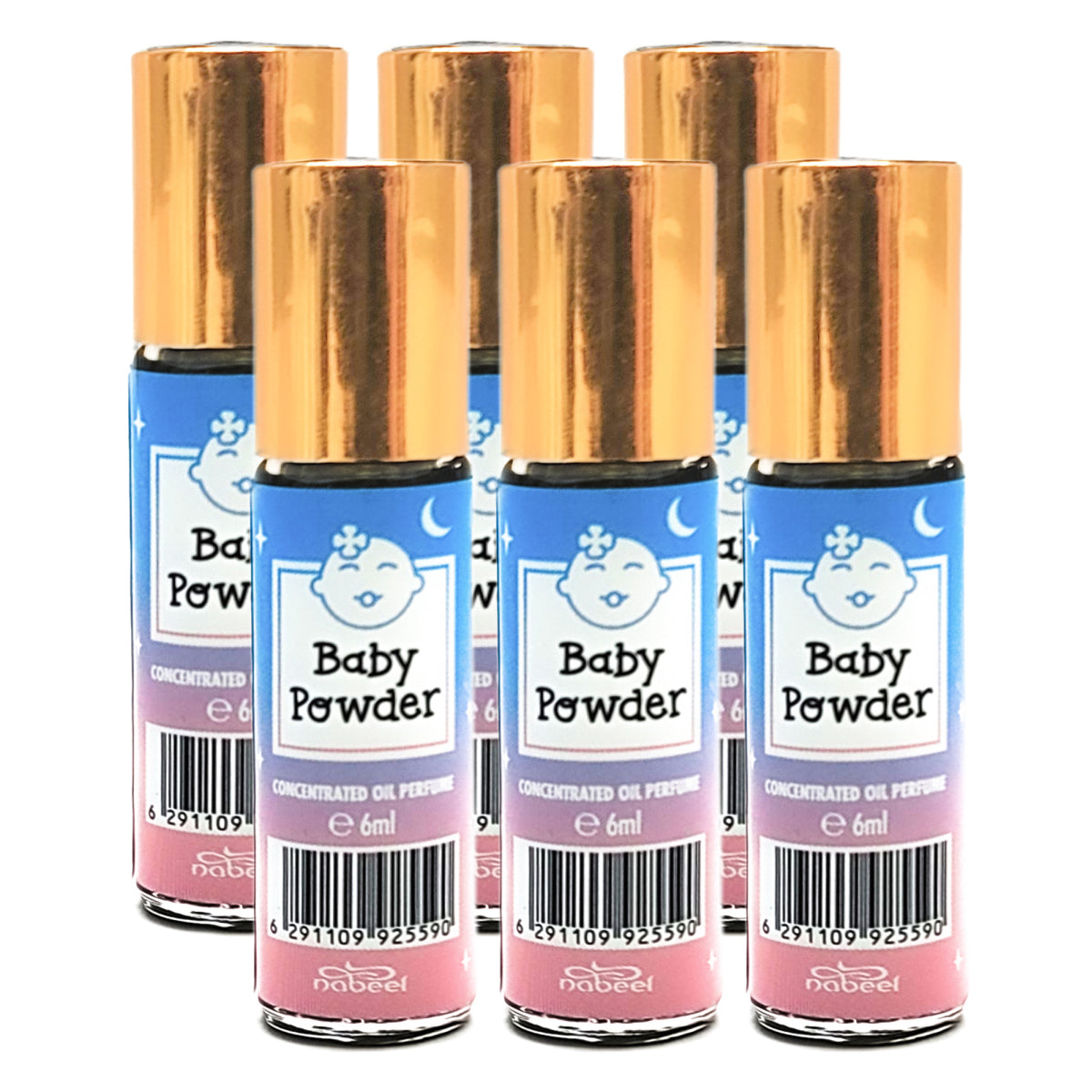 6ml Roll-On Body Oil Perfume, Baby Powder Scent by Nabeel